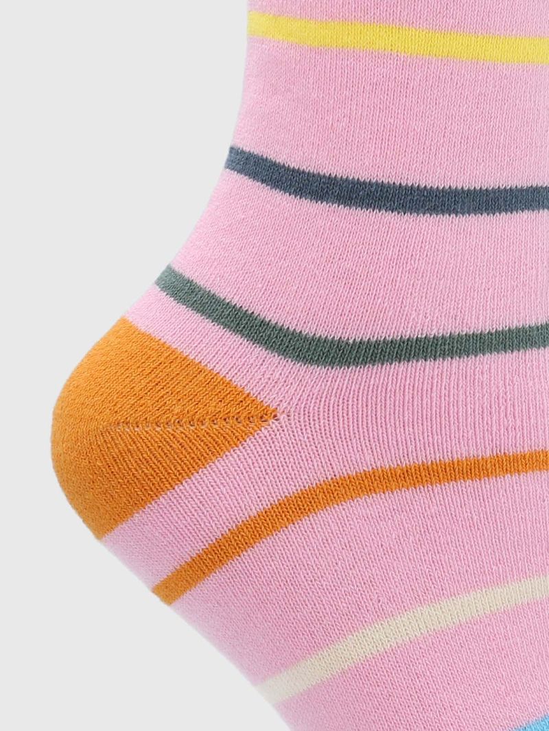 Calcetin-Algodon-Mujer-Heavy-Lines-Rosado-Hush-Puppies