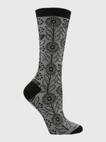 Calcetin Algodón Mujer C Cuff Domi Negro Hush Puppies