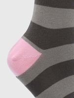 Calcetin-Algodon-Mujer-Kh-St-Blocky-Gris-Hush-Puppies