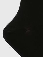 Calcetin-Algodon-Mujer-C-Cuff-Plain-Negro-Hush-Puppies