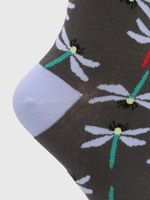 Calcetin-Algodon-Mujer-C-St-Libel-Gris-Hush-Puppies