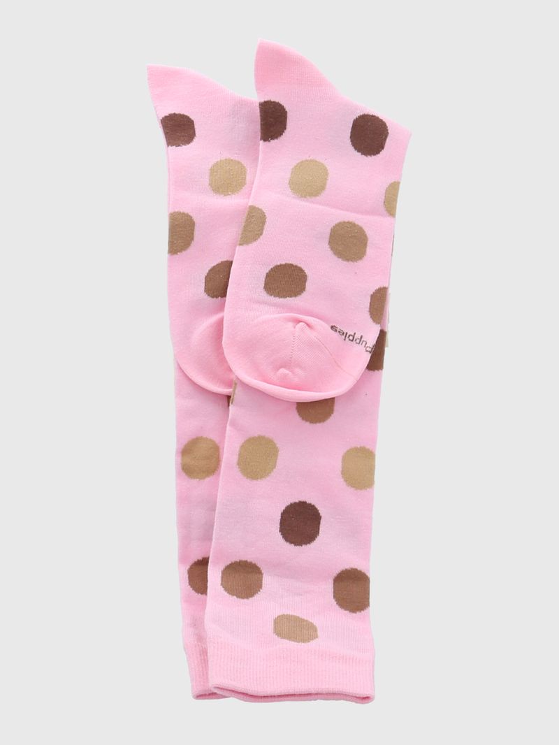 Calcetin Algodón Mujer Kh Circle Rosado Hush Puppies
