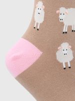 Calcetin-Algodon-Mujer-C-St-Sheep-Rosado-Hush-Puppies