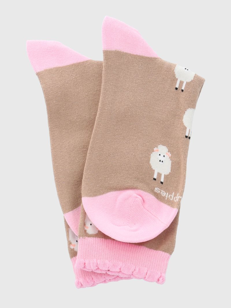 Calcetin-Algodon-Mujer-C-St-Sheep-Rosado-Hush-Puppies
