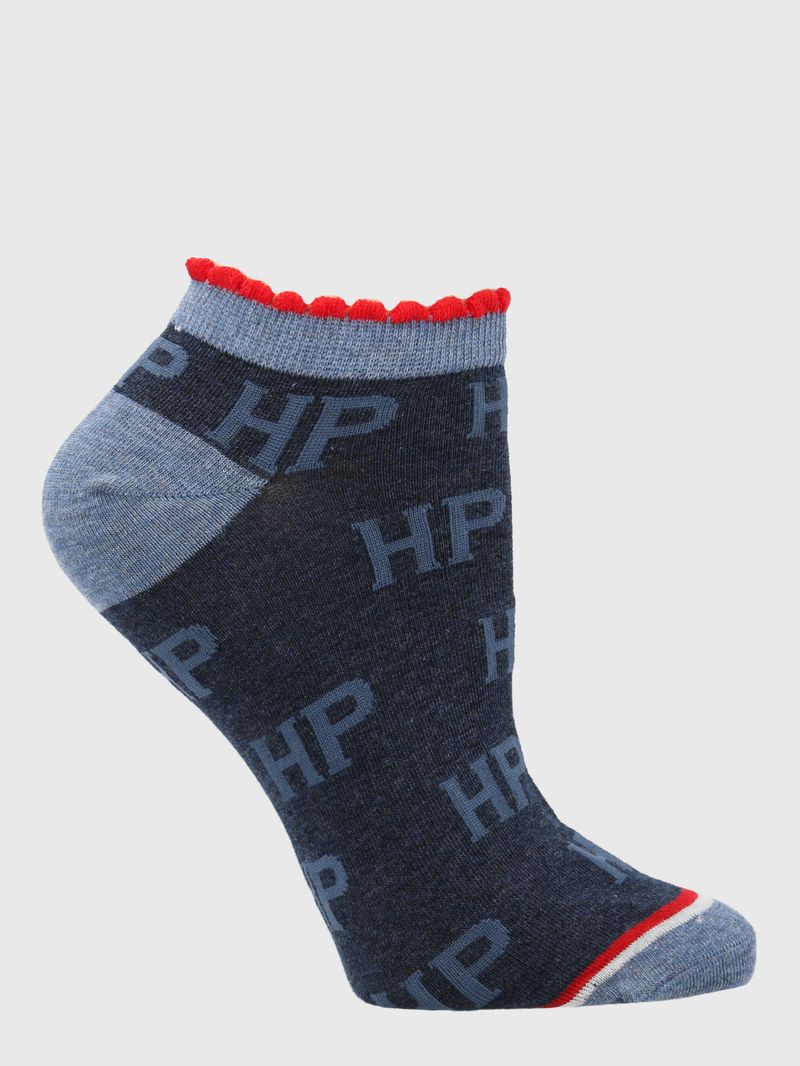 Calcetin-Algodon-Mujer-Ped-St-Hp-Azul-Hush-Puppies