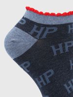 Calcetin-Algodon-Mujer-Ped-St-Hp-Azul-Hush-Puppies