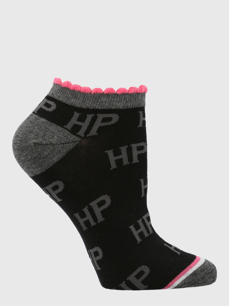 Calcetin-Algodon-Mujer-Ped-St-Hp-Negro-Hush-Puppies