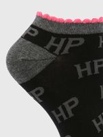 Calcetin-Algodon-Mujer-Ped-St-Hp-Negro-Hush-Puppies
