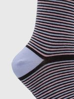 Calcetin-Algodon-Mujer-Kh-St-Lines-Gris-Hush-Puppies