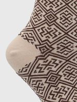 Calcetin-Algodon-Mujer-C-Cuff-Design-Beige-Crudo-Hush-Puppies