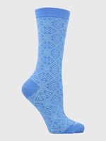 Calcetin-Algodon-Mujer-C-Cuff-Design-Azul-Hush-Puppies