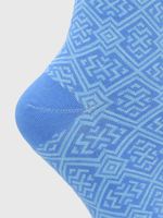 Calcetin-Algodon-Mujer-C-Cuff-Design-Azul-Hush-Puppies