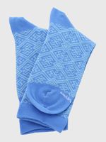 Calcetin-Algodon-Mujer-C-Cuff-Design-Azul-Hush-Puppies