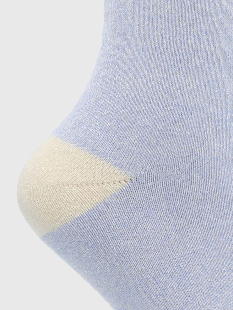 Calcetin-Algodon-Mujer-Heavy-Plain-Azul-Hush-Puppies