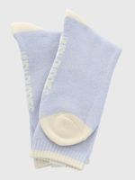Calcetin-Algodon-Mujer-Heavy-Plain-Azul-Hush-Puppies