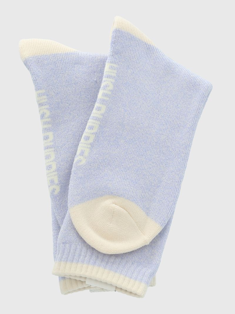 Calcetin-Algodon-Mujer-Heavy-Plain-Azul-Hush-Puppies