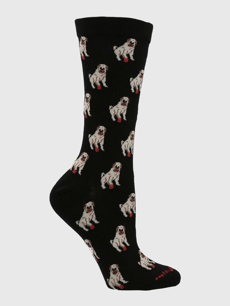 Calcetin-Algodon-Mujer-C-Pug-Negro-Hush-Puppies