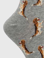 Calcetin-Algodon-Mujer-C-Beagle-Gris-Hush-Puppies