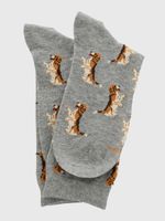 Calcetin-Algodon-Mujer-C-Beagle-Gris-Hush-Puppies