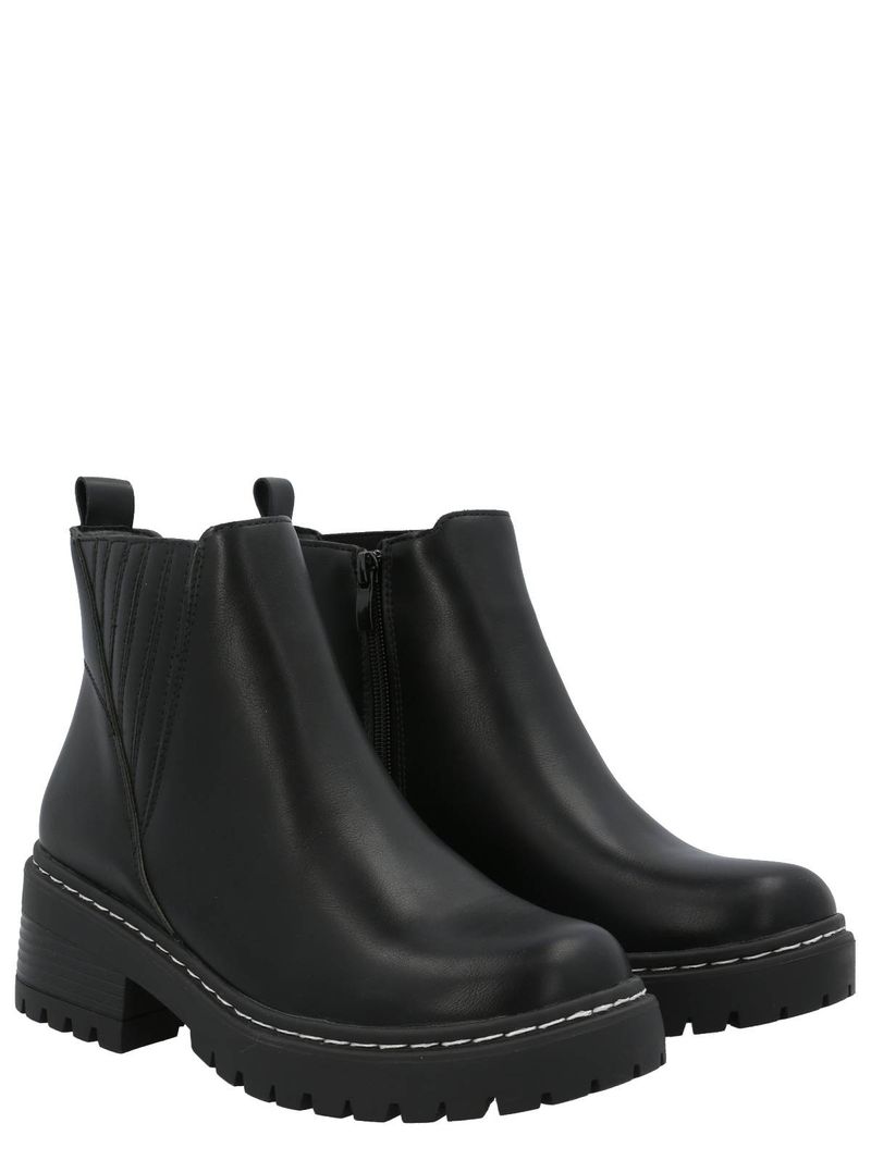 Botín Mujer Cagliari Negro Azaleia