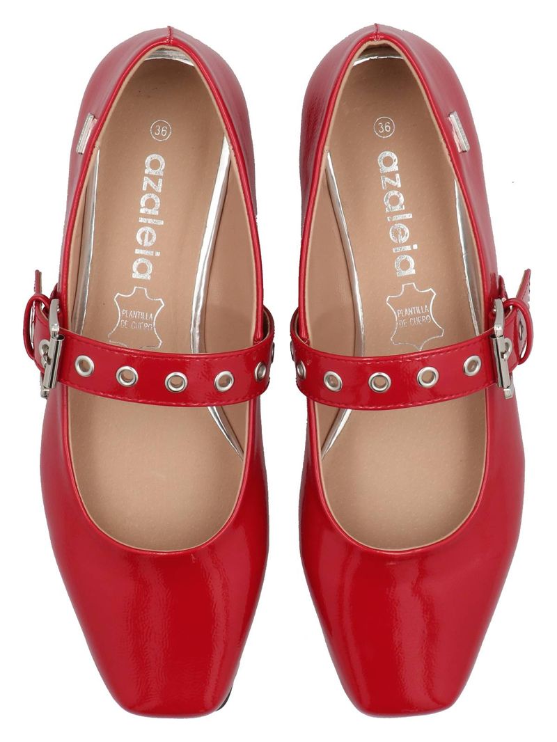 Ballerina-Mujer-Chelsea-Rojo-Azaleia