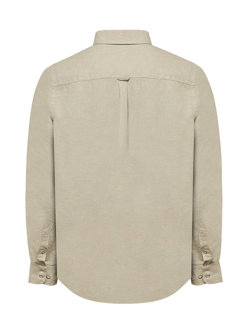 Camisa-Lino-Hombre-Linen-Beige-Rockford