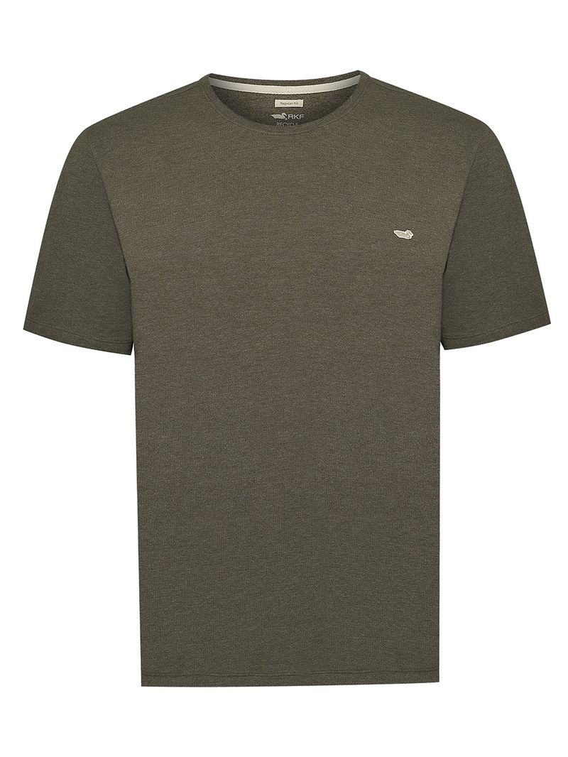 Polera Algodón Orgánico Hombre Native Verde Rockford