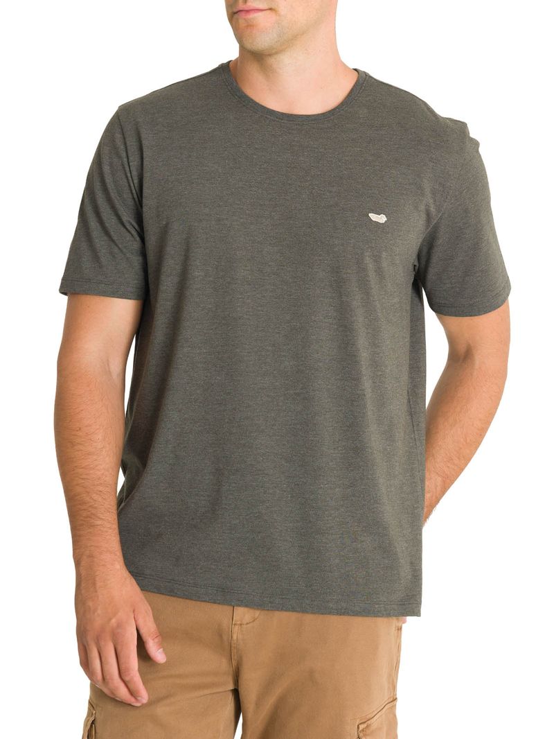 Polera Algodón Orgánico Hombre Native Verde Rockford