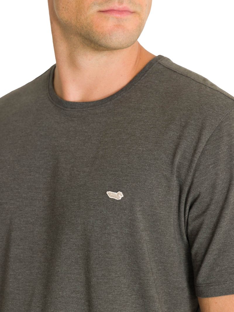 Polera Algodón Orgánico Hombre Native Verde Rockford