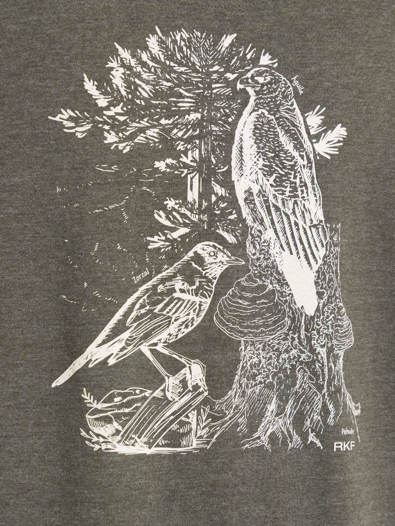 Polera Algodón Orgánico Hombre Native Verde Rockford