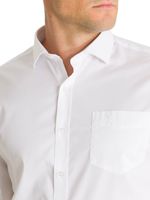 Camisa Cuello Italiano Hombre Easyitsolid Blanco Rockford