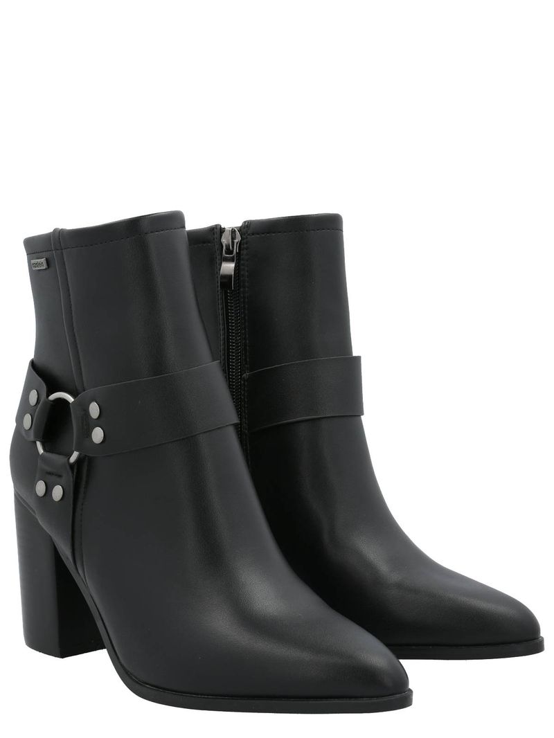 Botín Mujer Gubbio Negro Azaleia