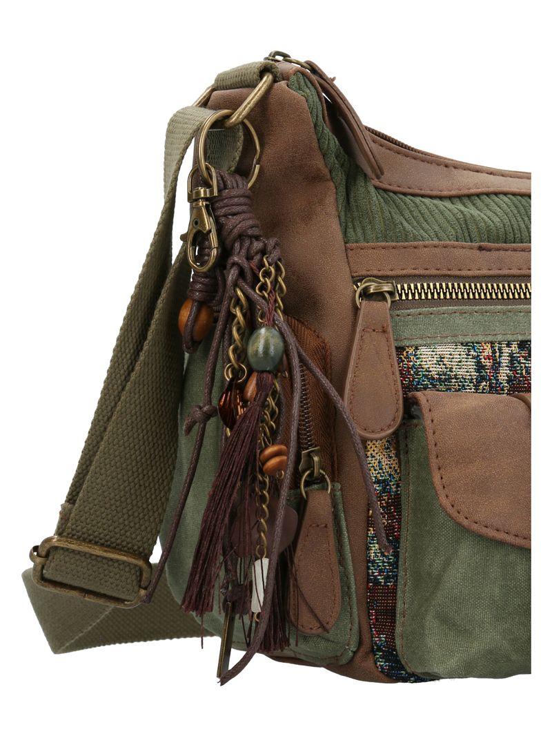 Cartera-Textil-Mujer-Eloni-Cross-Verde-Rockford