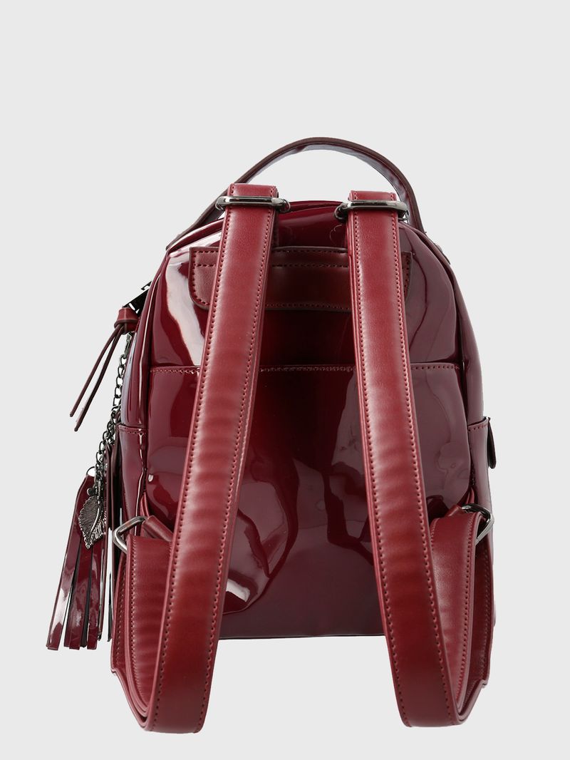 Mochila Ecocuero Mujer Sula Ii Back Rojo Hush Puppies