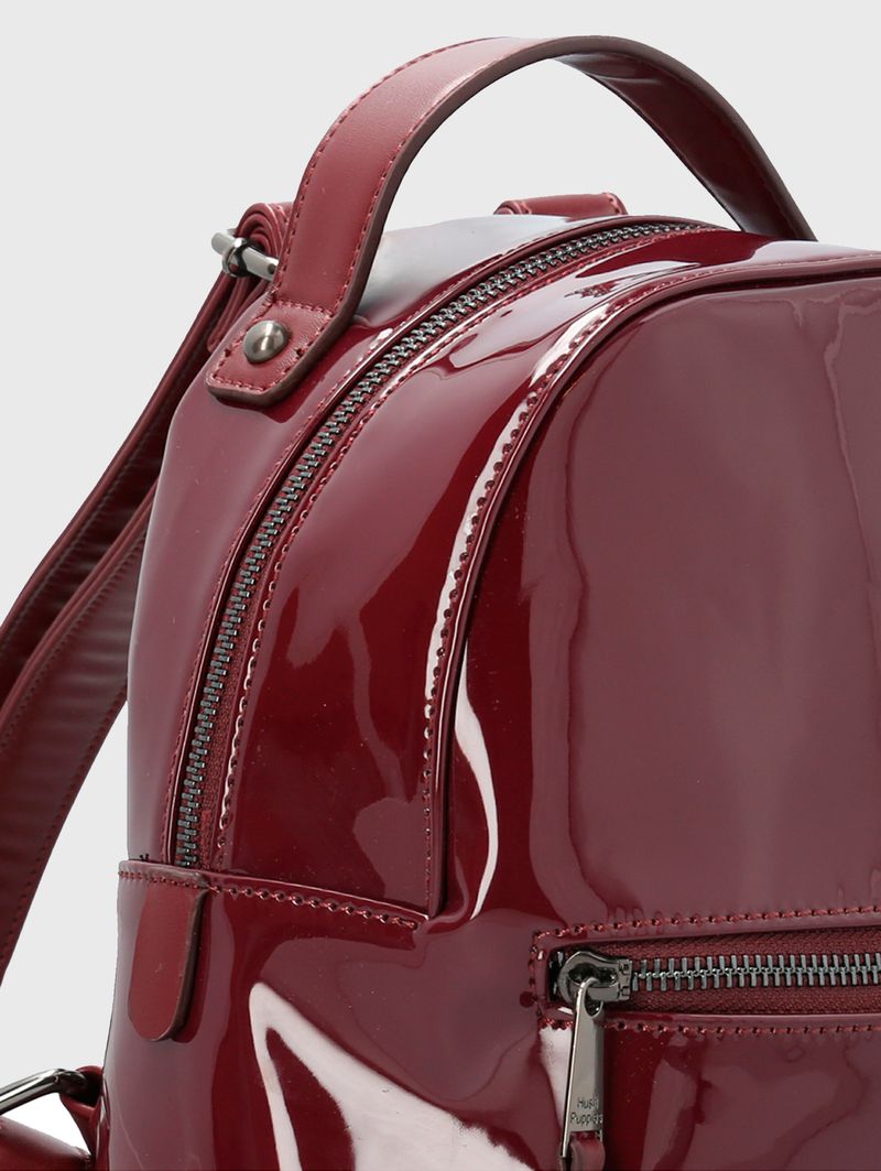 Mochila Ecocuero Mujer Sula Ii Back Rojo Hush Puppies