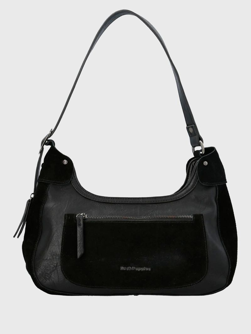 Cartera-Ecocuero-Mujer-Lauren-Hobo-Negro-Hush-Puppies