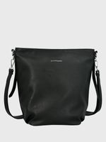 Cartera Ecocuero Mujer Cordy Hobo Negro Hush Puppies