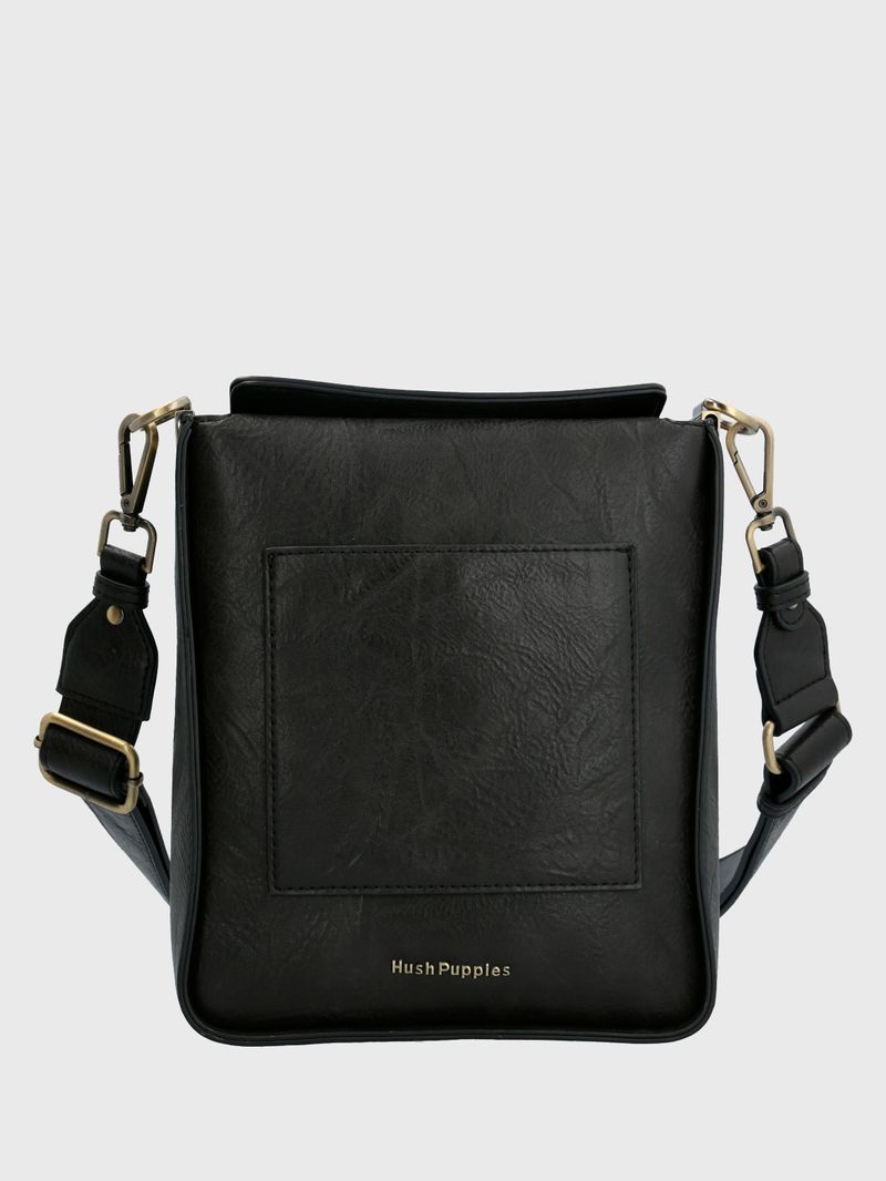 Cartera Ecocuero Mujer Dianna Cross Negro Hush Puppies