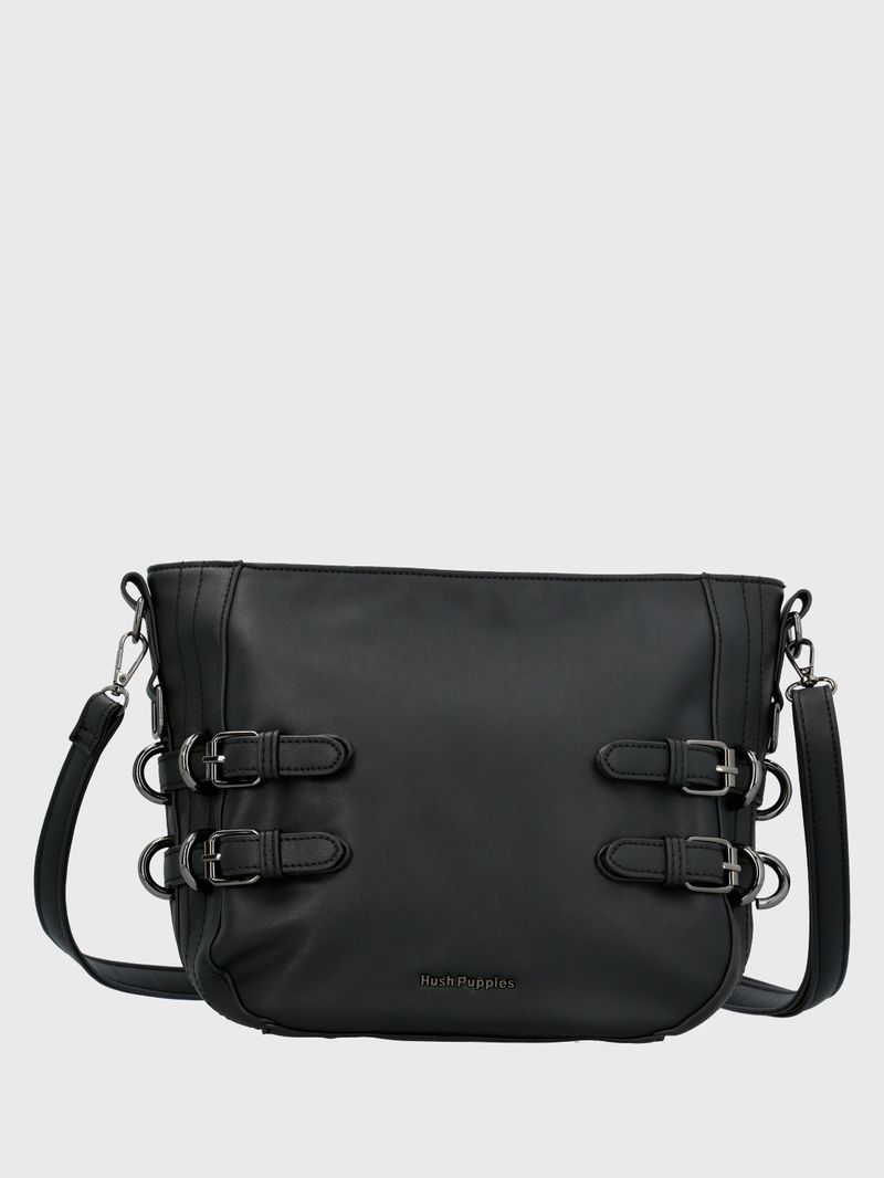 Cartera Ecocuero Mujer Kleine Bag Negro Hush Puppies