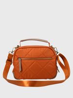 Cartera Poliester Reciclado Mujer Randy Cross Naranjo Hush Puppies