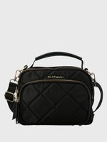 Cartera Poliester Reciclado Mujer Randy Cross Negro Hush Puppies