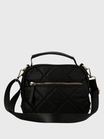 Cartera Poliester Reciclado Mujer Randy Cross Negro Hush Puppies