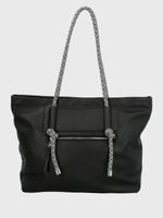 Cartera Ecocuero Mujer Cordy Tote Negro Hush Puppies