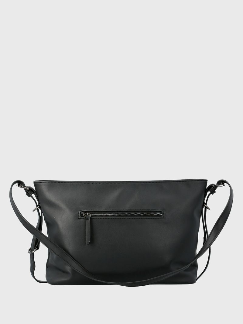 Cartera Ecocuero Mujer Karin Bag Negro Hush Puppies