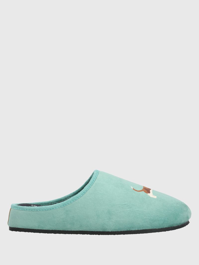 Pantufla Poliester Unisex Hp Slipper Uk Crown Verde Hush Puppies