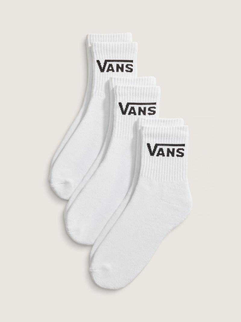 Calcetin-Unisex-Classic-Half-Crew-Blanco-Vans