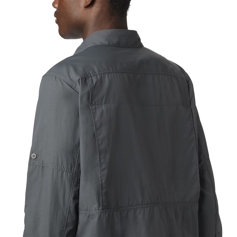 Camisa Manga Larga Hombre Silver Ridge 2.0 Gris Columbia