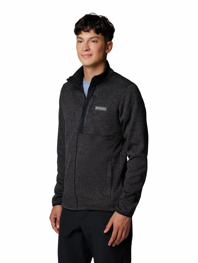 Polar-Hombre-Sweater-Weather-Full-Zip-Negro-Columbia