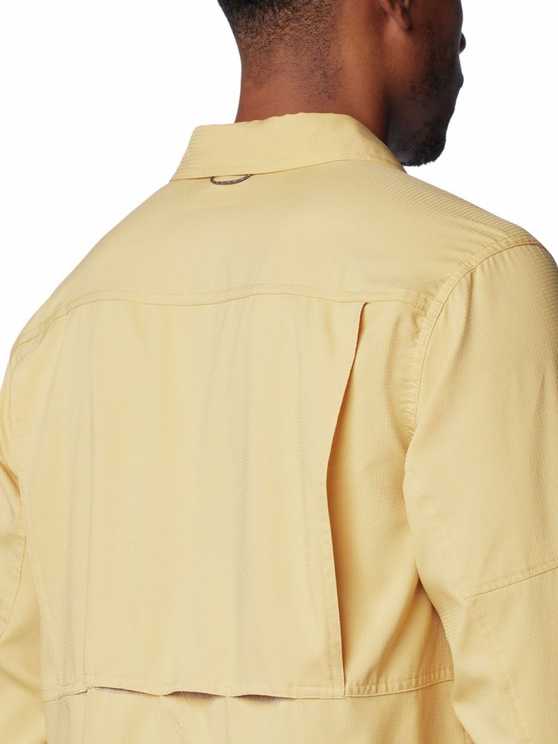 Camisa-Manga-Larga-Hombre-Silver-Ridge-Utility-Lite-Amarillo-Columbia