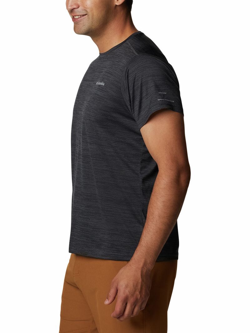 Polera-Manga-Corta-Hombre-Alpine-Chill-Zero-Negro-Columbia